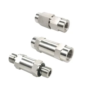 Stainless Steel SS316 Female Thread Check Valve 3/8″ Port 3000psi High Temperature Gas