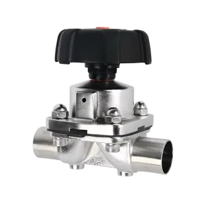 Stainless Steel Sanitary Aseptic Welding Diaphragm Valve for Pharmacy