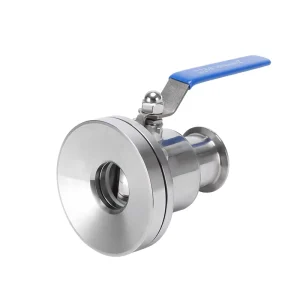 Stainless Steel Sanitary Flanged Bottom Valve for 316L Discharge Storage Tank