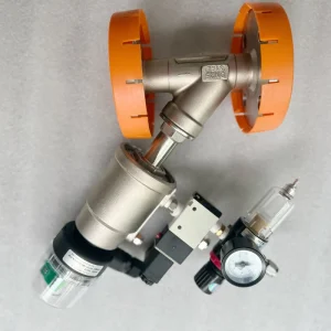 Stainless Steel Sanitary Pneumatic Angle Seat Valve for Food Industry