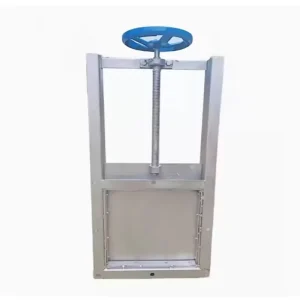 Stainless Steel Slab Valve Wall Type Penstock Gate Manual Power Gas Media Control