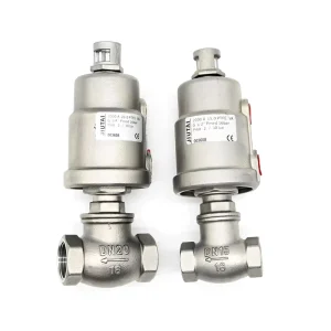 Stainless Steel T-Type Pneumatic Threaded Globe Valve Water Valve