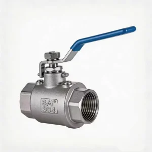 Stainless Steel Threaded Ball Valve Manual One Piece Design NPT BSP Connections 1000WOG PN63 2/3pc Sets for