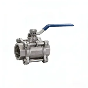 Stainless Steel Three-piece Internal Thread Ball Valve High-pressure Full-hole Ball Valve for Industrial Water Control