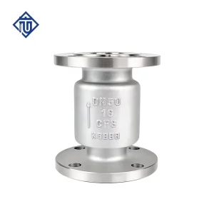 Stainless Steel Vertical Lift Flanged Check Valve PN16 Anti backflow Non Return Valve