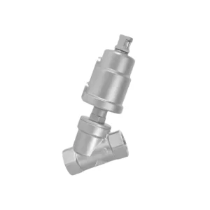 Stainless Steel Y-Type Hydraulic Angle Seat Valve DN20 Female Thread Connection