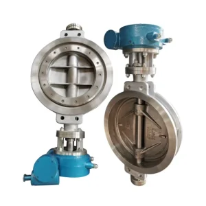 Stainless steel Body High Temperature Resistant Pneumatic Actuator Metal Seal Hard Wafer Butterfly Valve