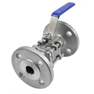 Stainless steel ball valve DNOVA BV.F.Fp.T.316.180 580 psi SS316 full port flanged connection with handle