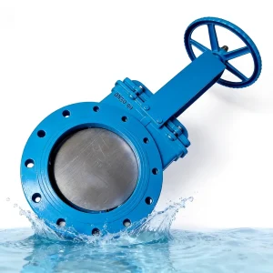 Standard Flanged ANSI DIN Industrial Sewage High Pressure DN800 Class 900 Stainless Steel Pneumatic Actuated Knife Gate Valve