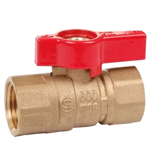 Standard Size 600 PSI Brass Gas Ball Valves with Customized Connection Ends