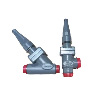 Steel Straight/Angle Shut-Off Valve with Aluminum Cap for Refrigeration Compressor Units and Heat Exchange Parts