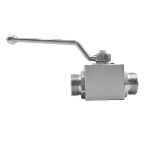 Straight Two Way Male Thread High Pressure Ball Valve SS304 Stainless Steel Carbon Steel Hydraulic Ball Valve