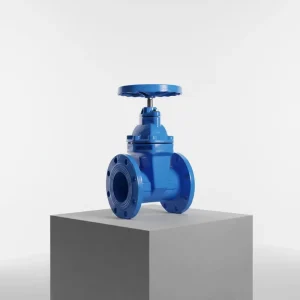Sturdy Ductile Iron Buried Flange Soft Seal Non-rising Stem Manual Water Gate Valve for Subsurface Pipeline Cut off Application