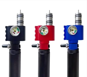 Submersible Valve Aluminum Alloy Switch Regulator with 3000psi Display 40cm Thick Aluminum Alloy Pipe
