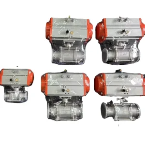 Supplier Sanitary SS304/316 Vacuum Pneumatic Ball Valve