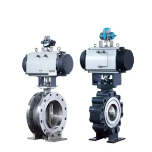 Supply Pneumatic Butterfly Valves Triple Eccentric Quadruple Eccentric Hard Seal Butterfly Valves