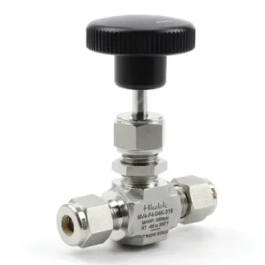 Swagelok Parker Fitok Type Manufacturer 5000 Psig Needle Valve Straight Pattern with Panel Mounting for Gas