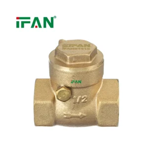 Swing Check Valve High Pressure Brass Non Return Valve Thread 1/2”-4” Brass Swing Check Valve