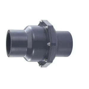 Swing Type Check Valve PVC One Way Non Return Valve Corrosion Resistant for Plumbing Pipeline