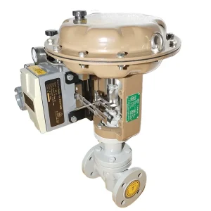 T862 C Carbon Steel Series Pneumatic Diaphragm Micro Flow Single Seated 4 20mA Smart Positioner flange Control Valve Globe Valve