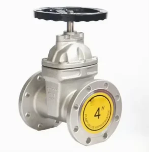 TF Z45X Soft Seated 4 Inch Stainless Steel Manual Flange Gate Valve