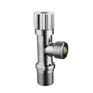 TIEMA Good Quality Brass Ball Angle Valve Chrome Plated Water 1 2″*1 2″