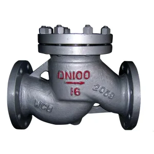 TKFM API 954 ASME 150lb WCB Stainless Steel Manual High Temperature Water Check Valve 6 Inch Flange ISO Certified
