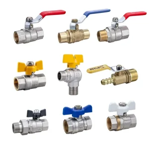 TMOK OEM Manual Forged Brass Full Port 1 2″-2″ Ball Valve for Oil Gas Water Use