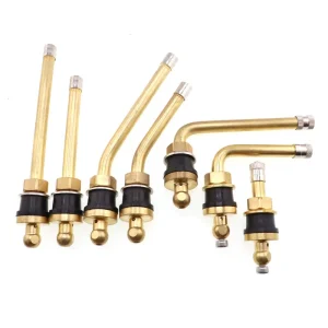 TPMS Brass Tire Valve Stem for Truck and Bus Heavy Truck Tubeless Metal Clamp
