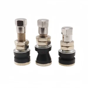 TR161 Universal Metal Motorcycles Cars Truck Bolt in Tubeless Wheel Tire Valve Stem with Dust Cap Cover Accessories