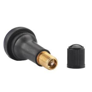 TR413 Snap in Black Rubber Tire Valve Stem