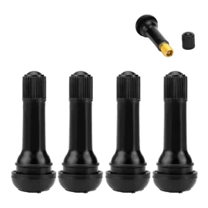 TR414 TR412 TR413 TR415 Snap in Black Rubber Tubeless Tire Tyre Valve Stems for Car Motorcycle Tubeless Tire Valve Stems