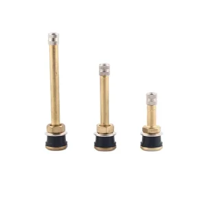 TR500 Brass Tubeless Truck Clamp-In Valve Stems 19*15mm 6 Months Warranty