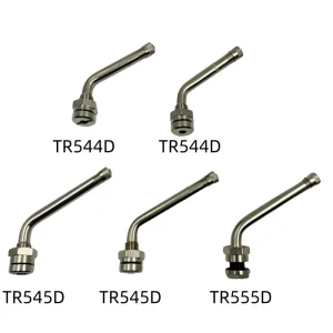 TR544D Truck Tire Valves Brass Material Chrome Plated Metal Valve Stem Tubeless Air Chrome Plated Metal Valve Stem Condition New