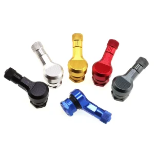 TV25AL 11.3mm Aluminum 120-Degree Angle Car Motorcycle Electric Vehicle Bicycle Tube Tire Valve