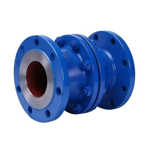 The Chemical Plant Uses Carbon Steel ANSI PN16 Polytetrafluoroethylene Pipeline Fire Damper PFA F46 Flange-end Fire Damper
