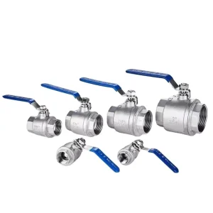 The Current Stainless Steel 304 316 Valve Stainless Steel Ball Valve Is Suitable for Pipe Connection