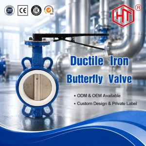 The Factory Manufactures butterfly Valves with Clamp Handles Thickened Ductile Lron Valve Bodies PTFE Seats butterfly Valves