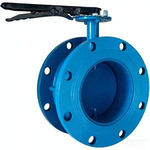 The Factory Supplies Hard-sealed Butterfly Valves, Ball-iron-handled Lever-operated Concentric Double-flange Water and Air Valves