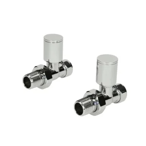 Thermostatic Manual Brass Angle Radiator Valve for Water Heating and Bathroom Use