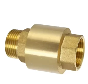 Thread Brass Vertical Spring Check Valve Spring Loaded Check Valve Copper Check Valves for Compressors