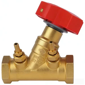 Threaded Static Brass Balancing Valve Heating Hydraulic Control Valve Suitable for Heating Pipelines Central Air Conditioning
