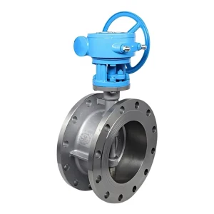 Three Eccentric Butterfly Valve D343H-16C Cast Steel Manual Hard Seal 304 Corrosion Resistance High Temperature Chemical