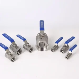 Three Piece Pneumatic Ball Valve OEM Easy Disassembly Full Welded Body for Maintenance Free Service