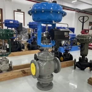 Three Way Electric Control Valve High Precision Industrial Grade 220V 380V for Mixing & Diverting Applications