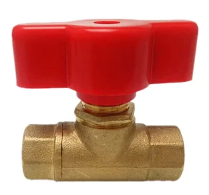 Three way Ball Valve With Female and Male Thread Brass Mini Ball Valve