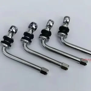 Tire Valves ForTwo Piece Three Piece Forged Rims Caliper Avoidance Valve Stems L Shaped Elbows Hidden Valve Stems