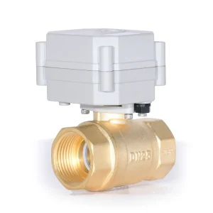 Tonhe 2 way DN20 AC DC9 24V Brass Electric Motorized Control Water Ball Valve