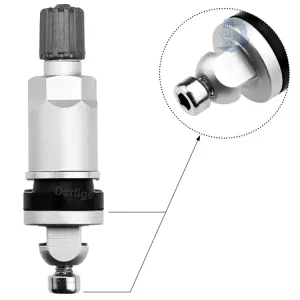 Tpms Tire Valves Aluminum Tire Repair Kit Car Wheel Valve Stem for Sensor