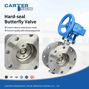 Triple Eccentric Hard Seal Butterfly Valve Special Alloy Lug Flanged Type Pneumatic Actuated Metal to Metal Seal Gas High